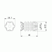 BELLOWS CUP(STAR-SHAPED FOR POUCH FILM)
