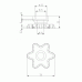 SUCTION CUP(STAR-SHAPED FLAT FOR POUCH) SUCTION CUP(STAR-SHAPED FLAT FOR POUCH)