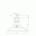 SUCTION CUP(FOR STEEL SHEET W/SCREW)