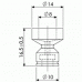 GIÁC HÚT GẮN EP SPONGE (ф14)