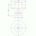 SUCTION CUP W/EP SPONGE(PHI.30)